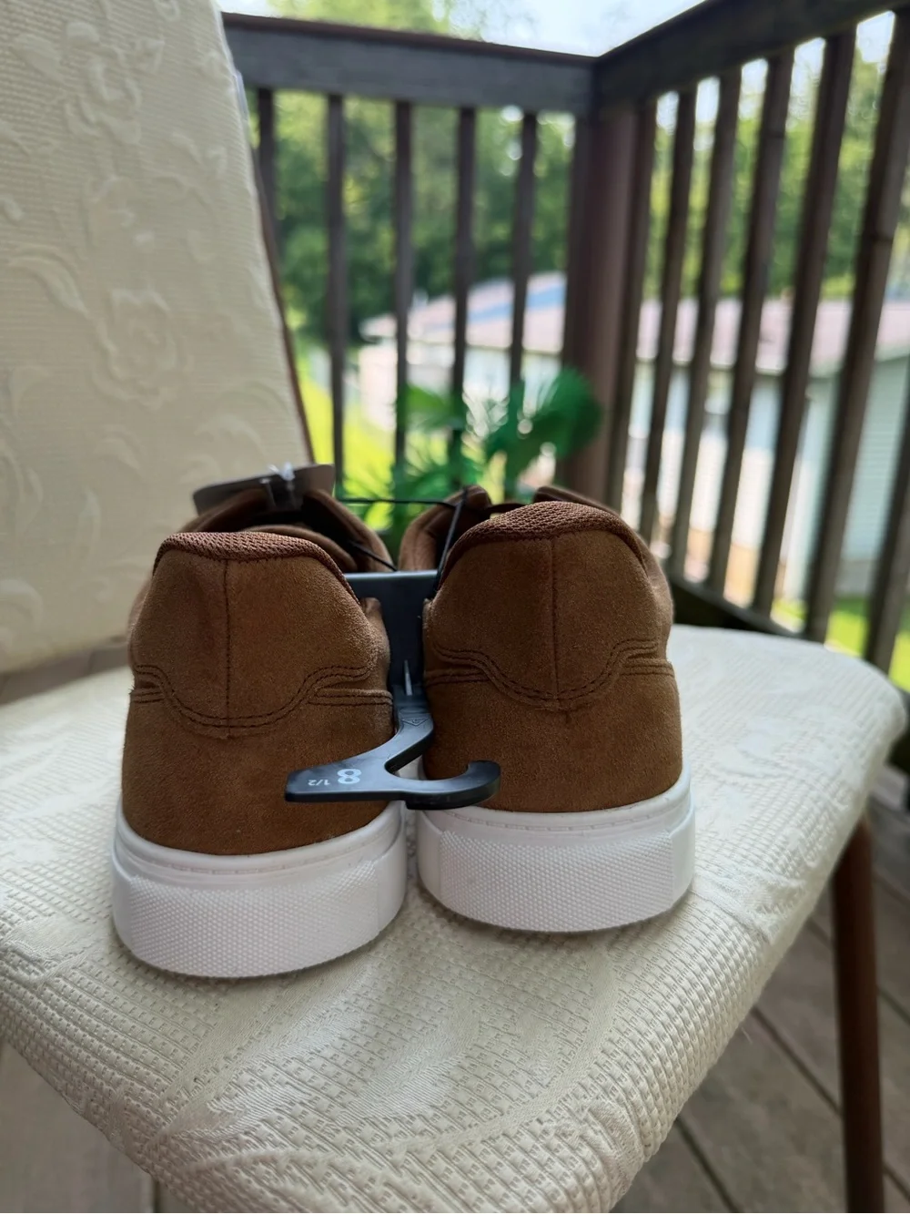 George Men’s Brown Faux Suede Slip-On Sneakers US 8.5 / UK 7.5 NWT
